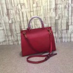 Gucci GG Marmont leather top handle bag red 421890