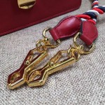 Gucci Sylvie leather mini bag red 470270