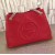Gucci Soho leather shoulder bag red 308982