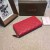 Gucci Signature zip around wallet in Red 410102